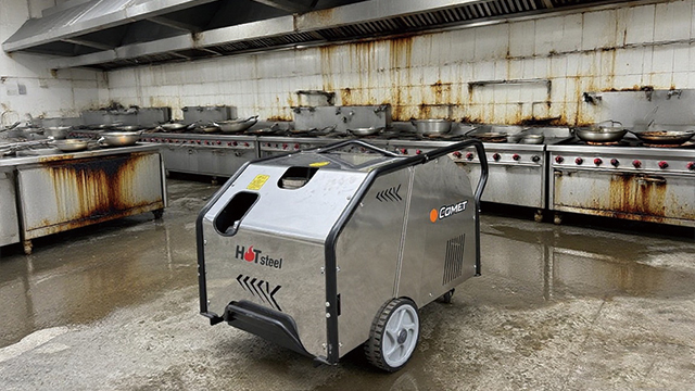 潔臣士高壓清洗機(jī)：食堂后廚清潔提質(zhì)增效的核心利器